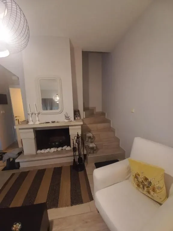 Living room and staircase
